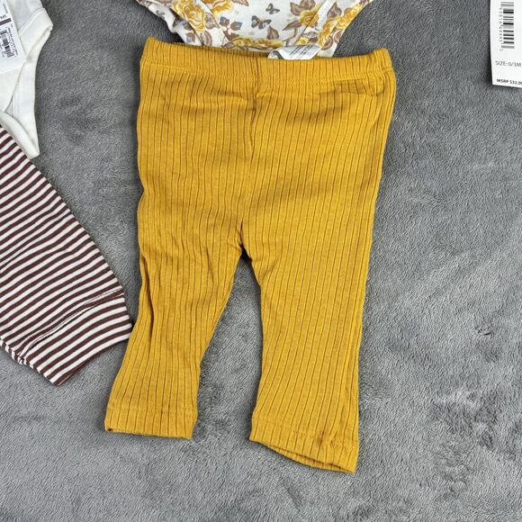 Nicole Miller Disney Baby 0-3M Outfit Lot Set Mickey Fall Floral Pants Vest NWT - Picture 7 of 14